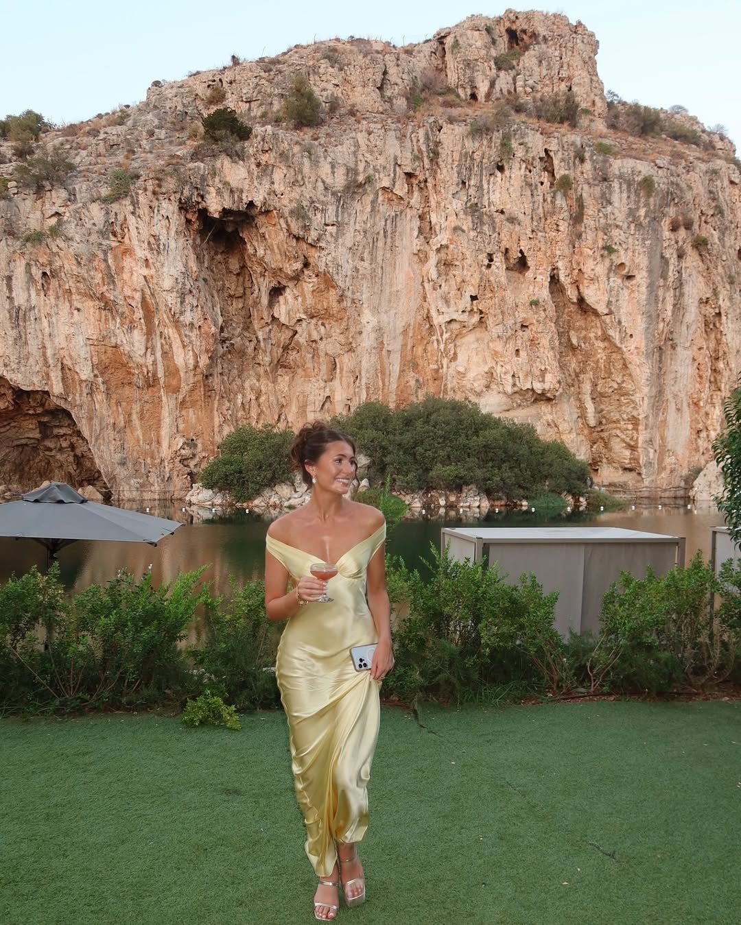 Fallon - Satin Backless Maxi Dress