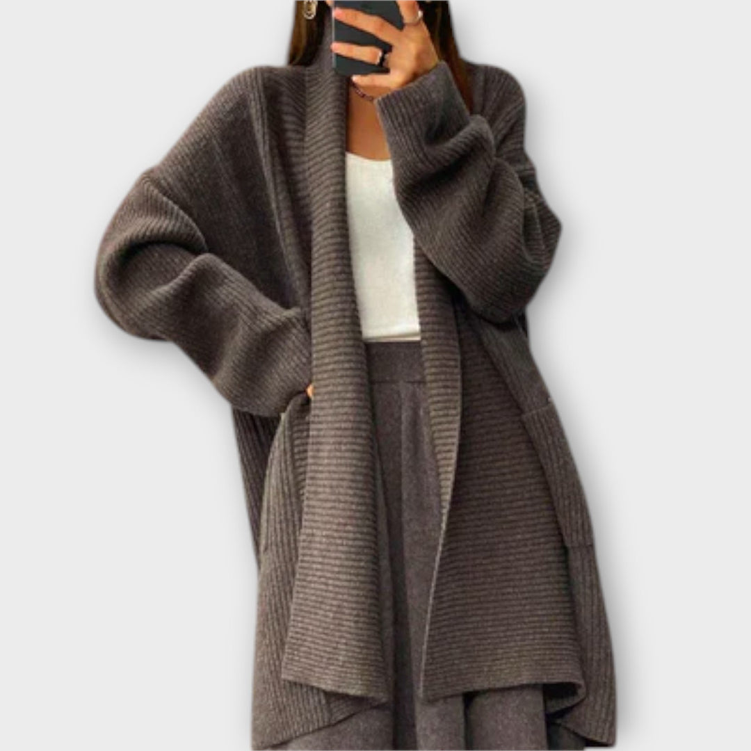 Luna - Long knitted cardigan