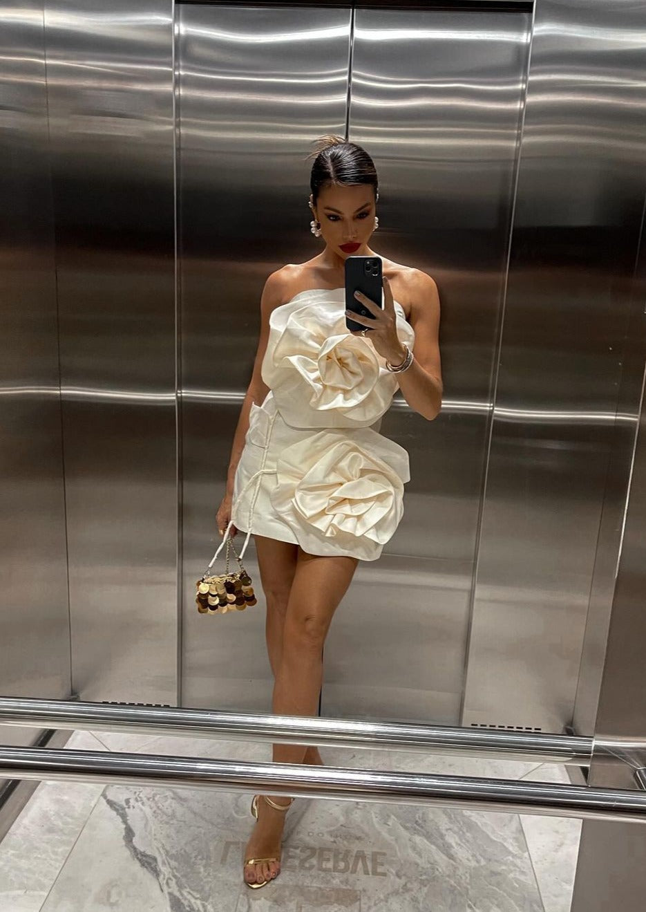 Mylene - Flower Mini Dress