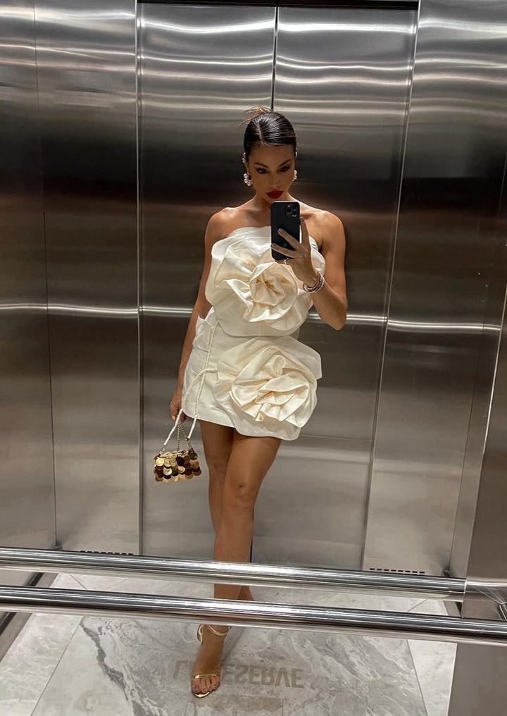 Mylene - Flower Mini Dress