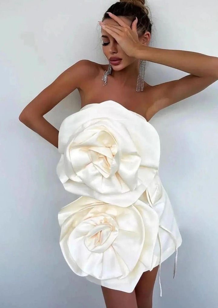 Mylene - Flower Mini Dress