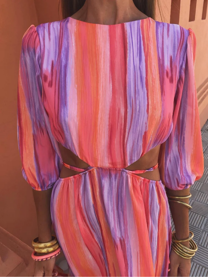Jeylin - Elegant Dress with Cut-Outs