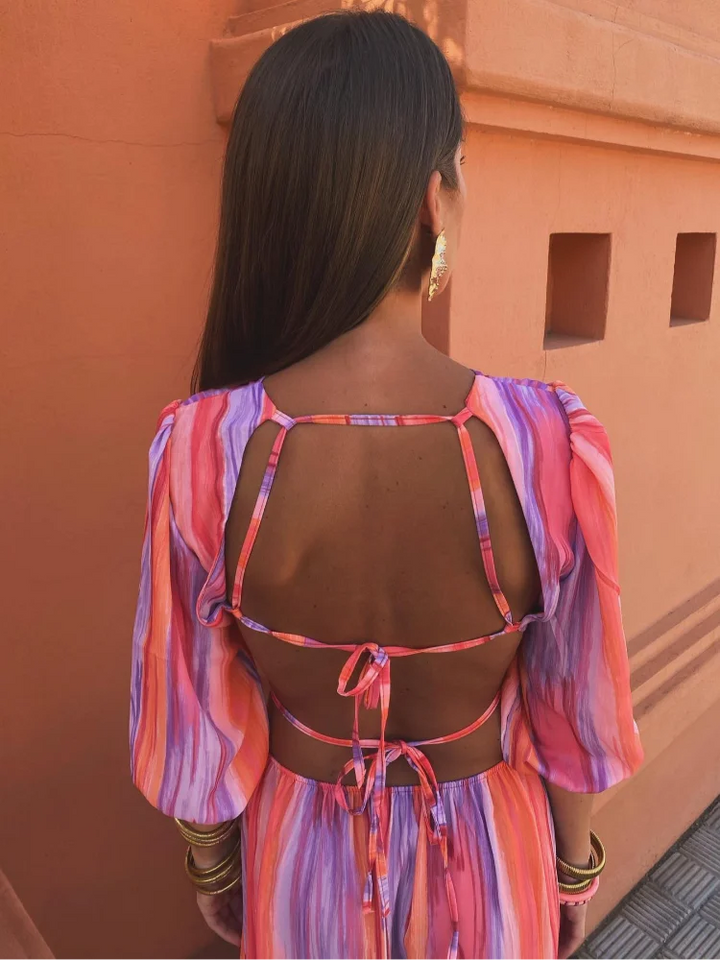 Jeylin - Elegant Dress with Cut-Outs