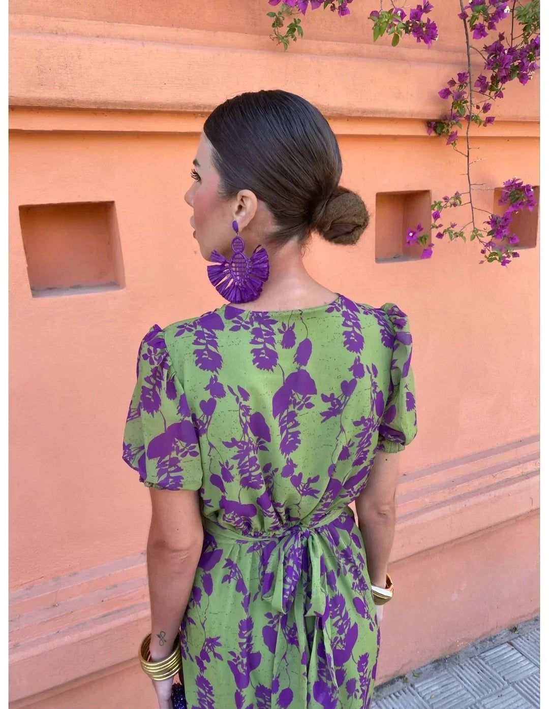 Velyra - Elegant Printed Dress