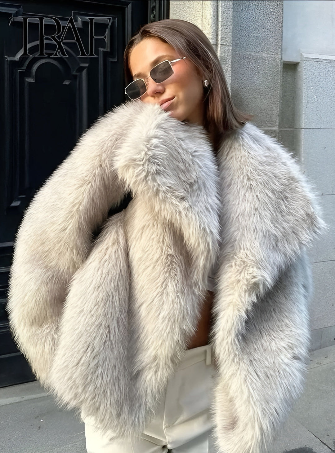 Honoria - Faux Fur Coat