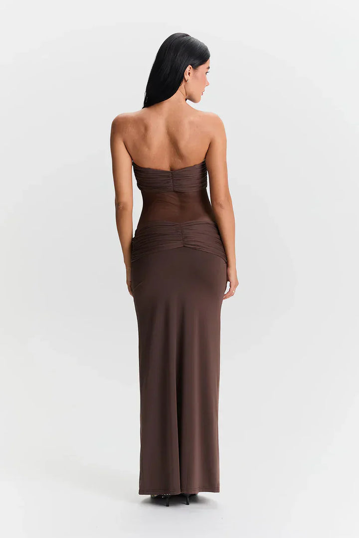 Noelle - Detachable Straps Maxi Dress