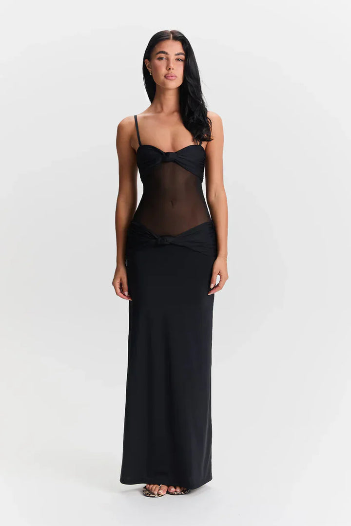 Noelle - Detachable Straps Maxi Dress