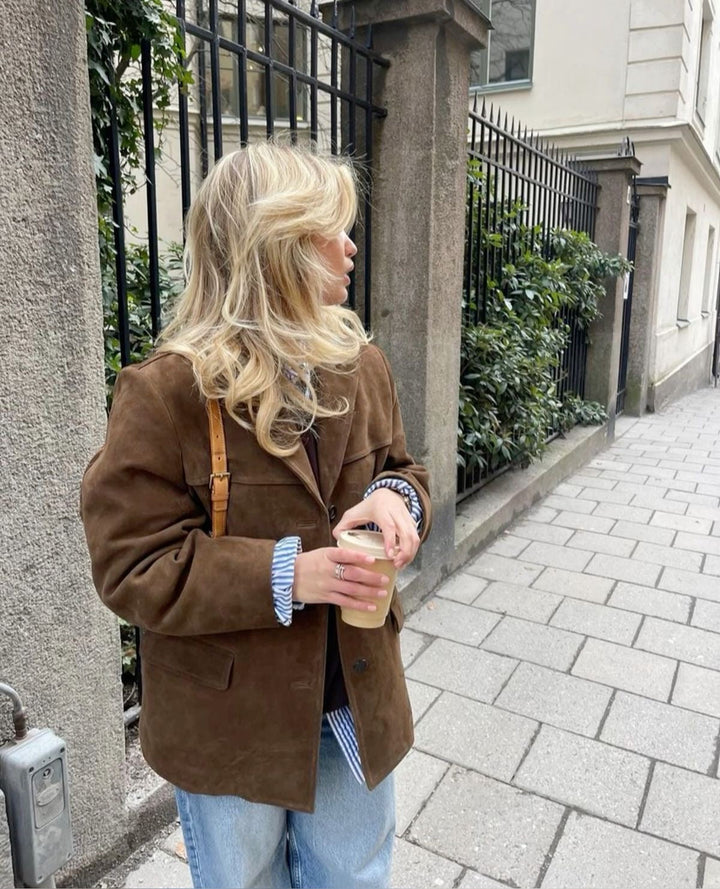 Floriane - Suede Blazer