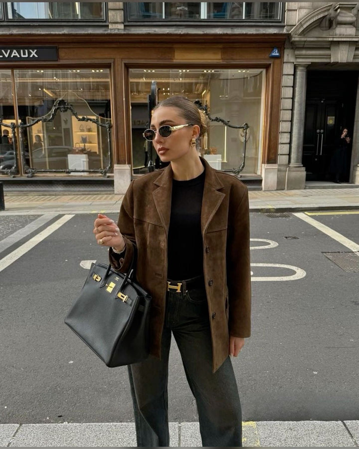 Floriane - Suede Blazer