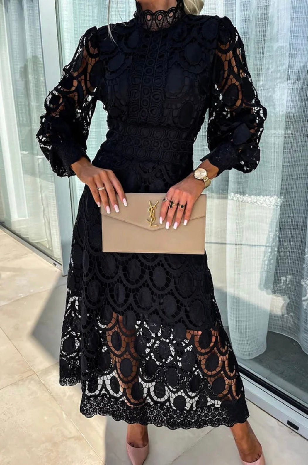 Dinah - Romantic Elegant Midi Dress