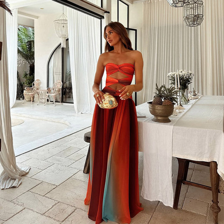 Orielle - Strapless Maxi Dress