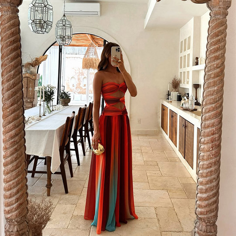 Orielle - Strapless Maxi Dress
