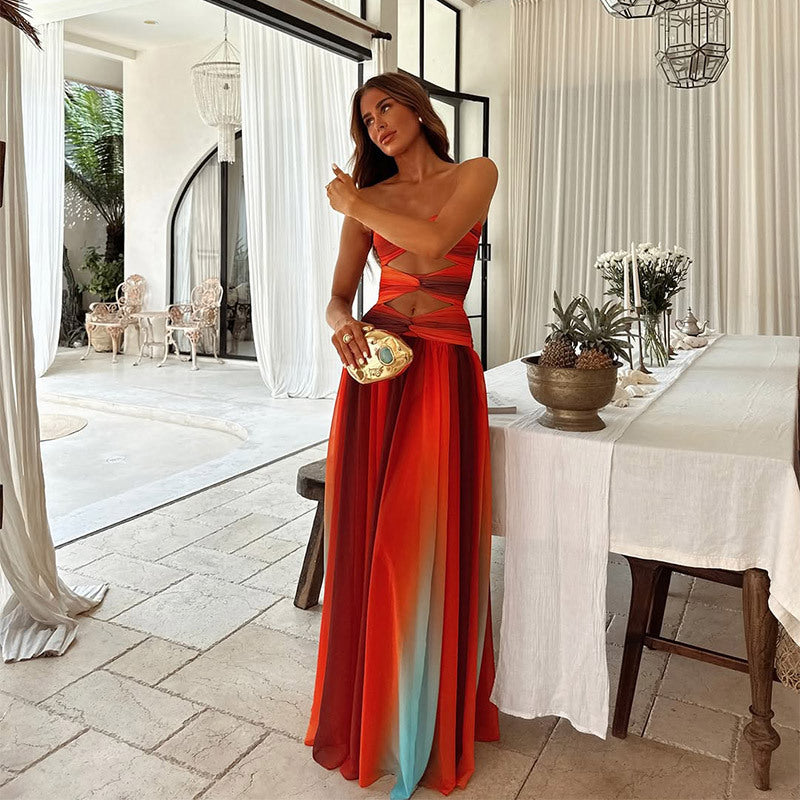 Orielle - Strapless Maxi Dress