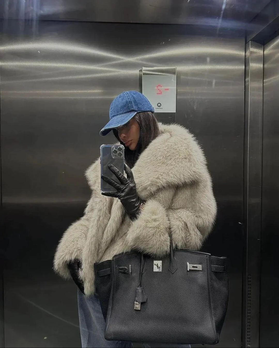 Honoria - Faux Fur Coat