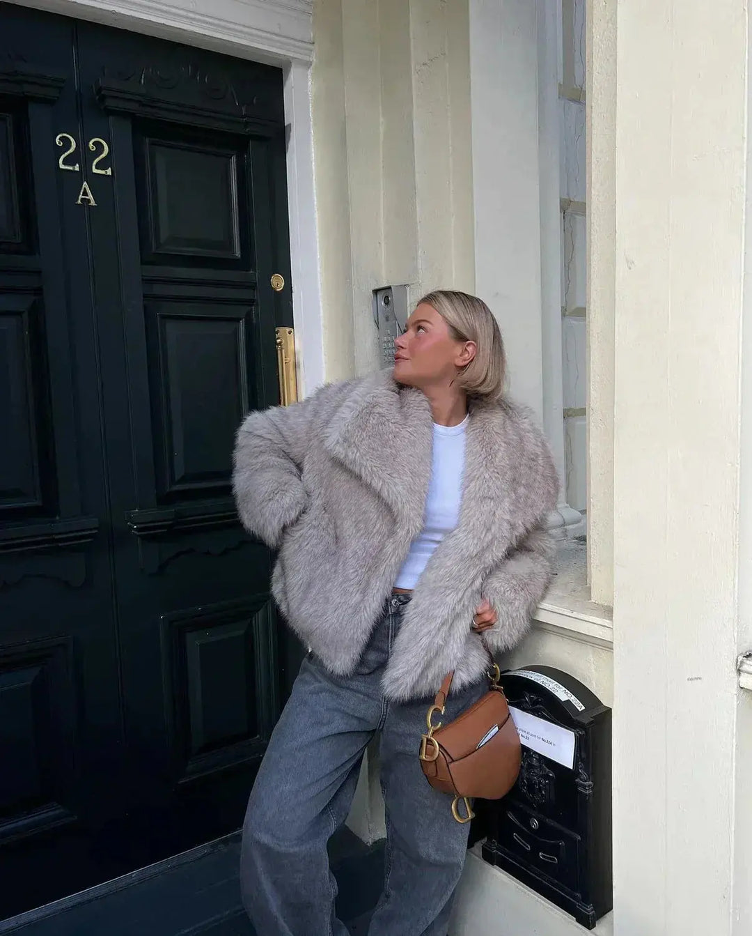 Honoria - Faux Fur Coat