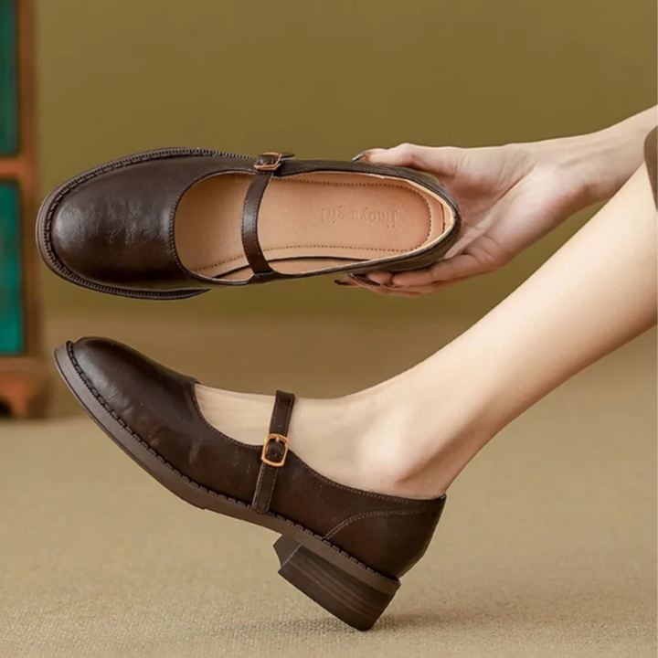 Hallie - Classic Comfort Mary & May Made Of Leather