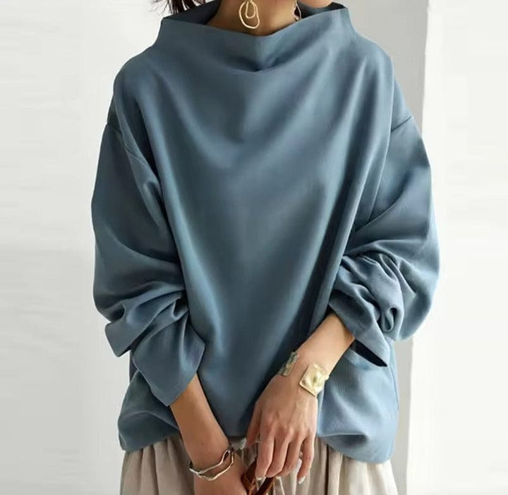 Maisie - Chic High Neck Pullover