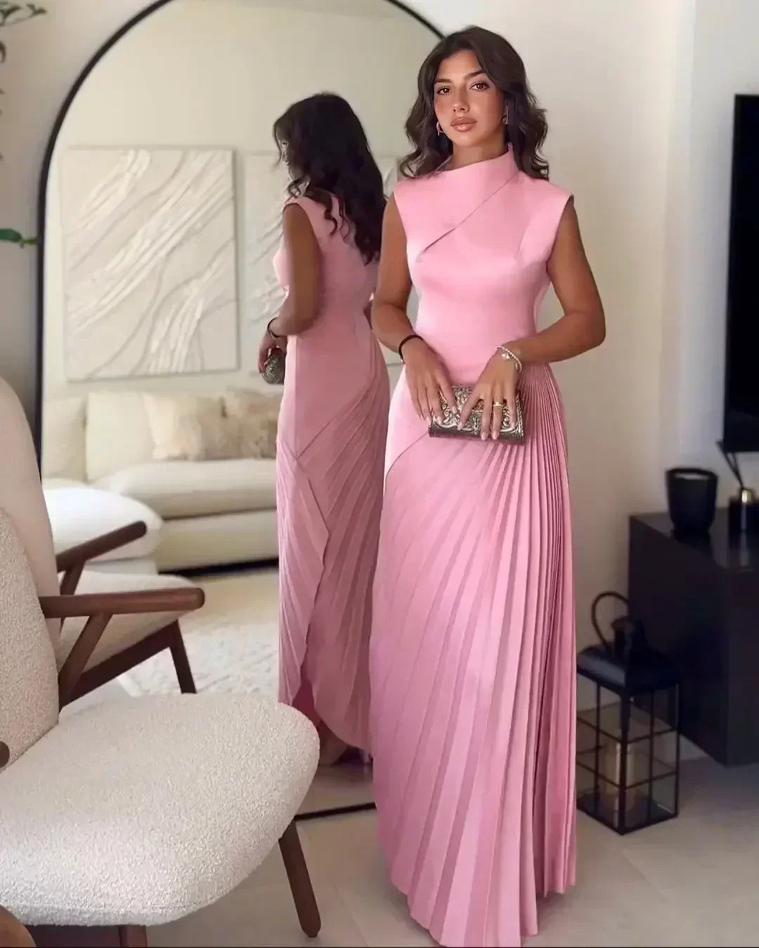 Ovidia - Classy Draped Gown