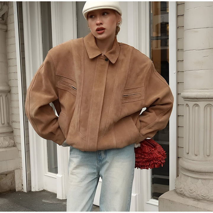 Briseis - Women's coat with artistic design and chic look