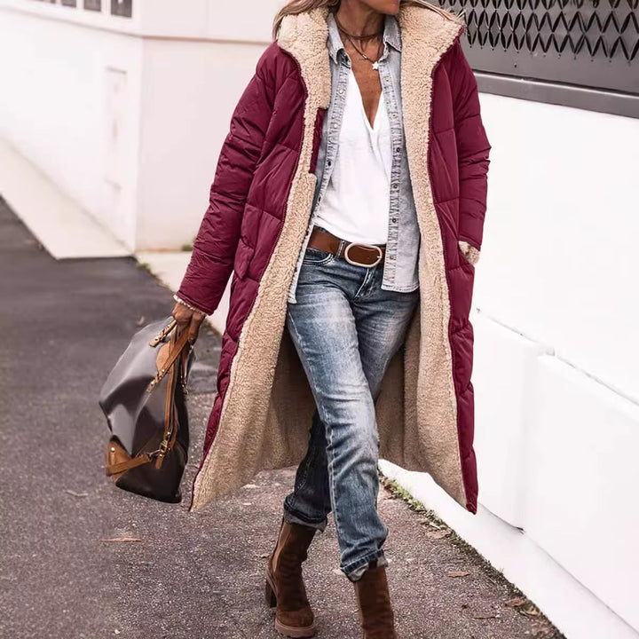 Percival - Longline Sherpa-Lined Puffer Coat