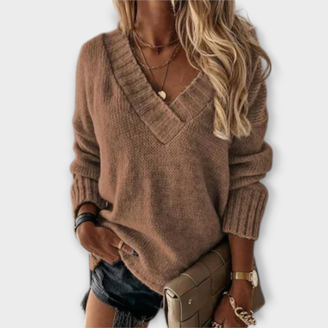 Imogen - Cozy V-neck sweater