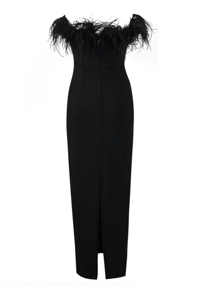 Jovie - Luxurious Feather Dress