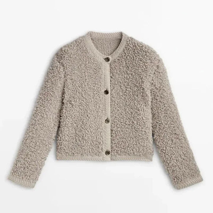 Zinnia - Teddy Strickjacke for Women  Elegance, Comfort and Warmth for Winter