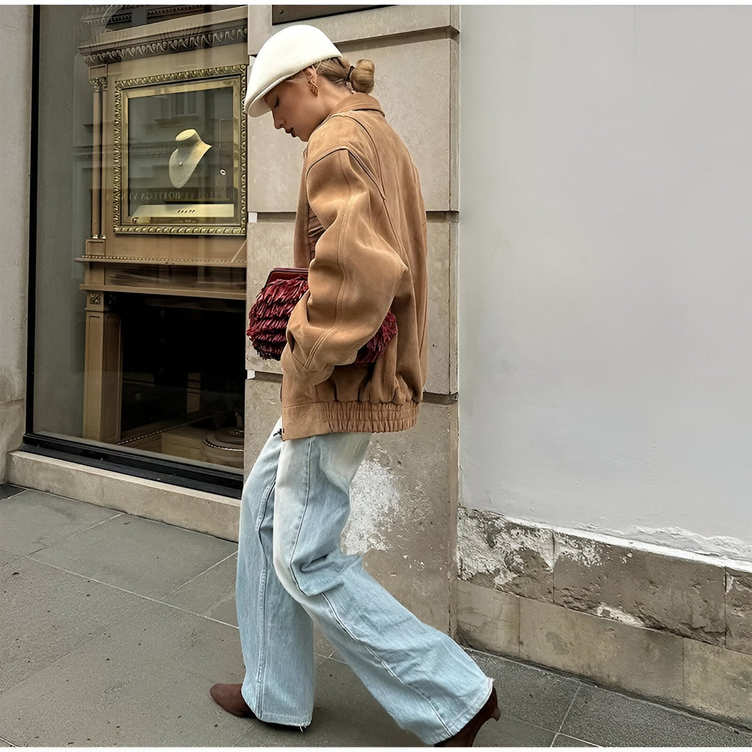 Briseis - Women's coat with artistic design and chic look