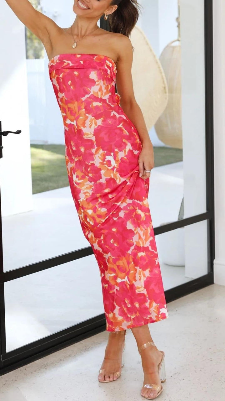 Hollis - Chic Strapless Dress