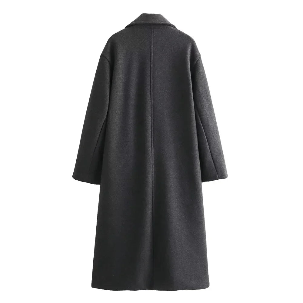 Odette -  Chic long coat jacket