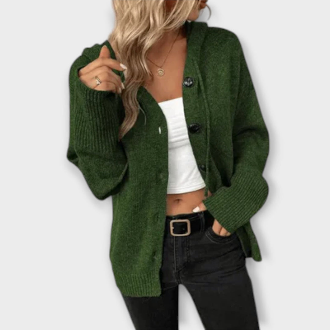 Aria - Knitted cardigan with buttons