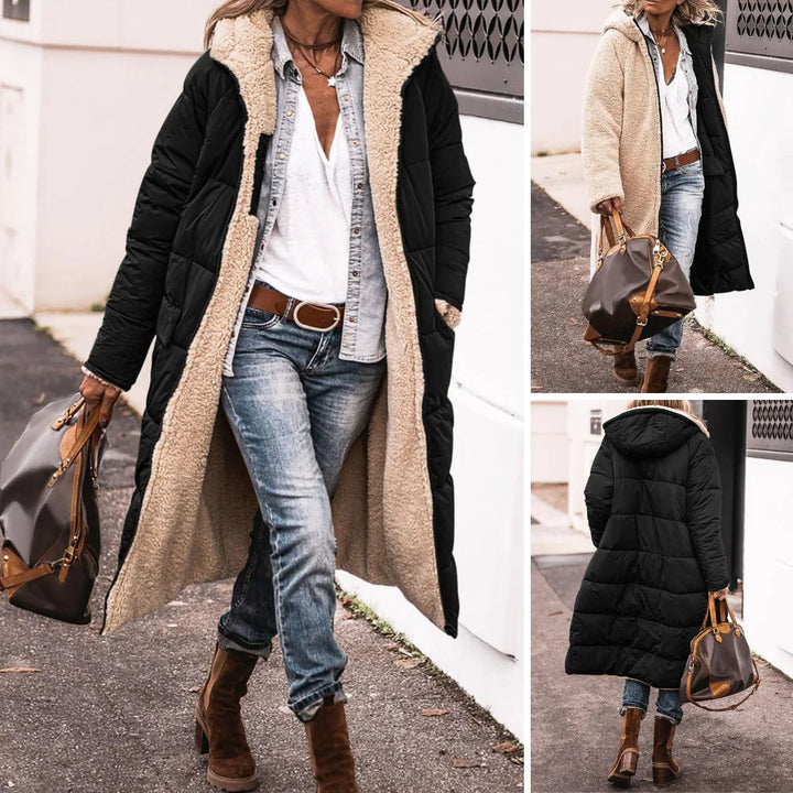 Percival - Longline Sherpa-Lined Puffer Coat