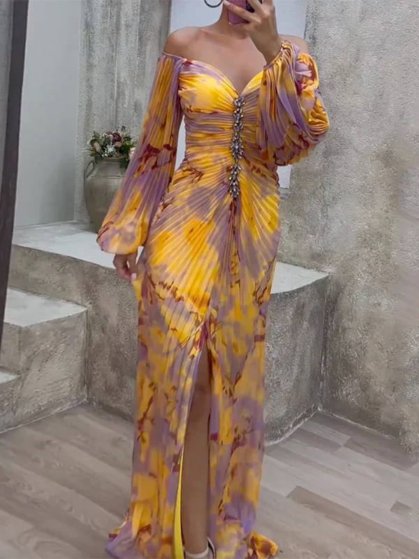 Faelan - Elegant V-Neck Dress