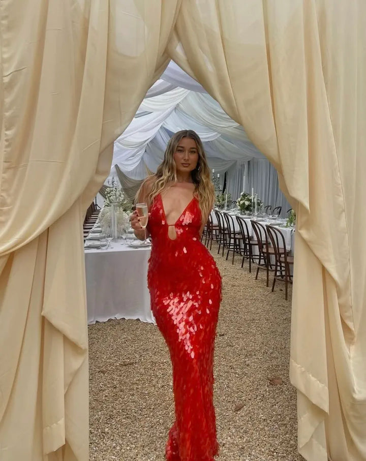 Ffion - Sequin Maxi Long Dress