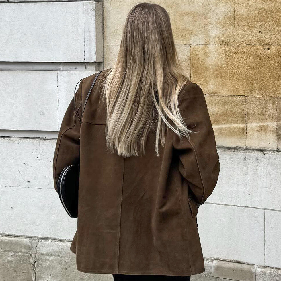 Floriane - Suede Blazer