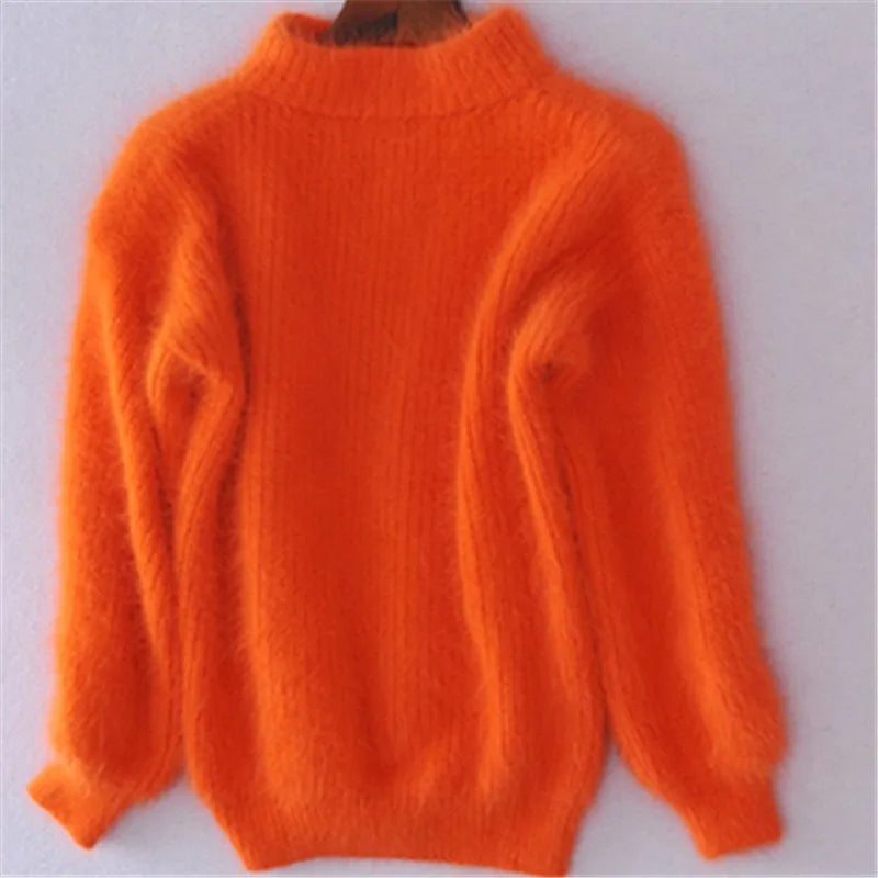 Amara - Vintage Sweater for Women Comfortable and Elegant Rollneck Sweater