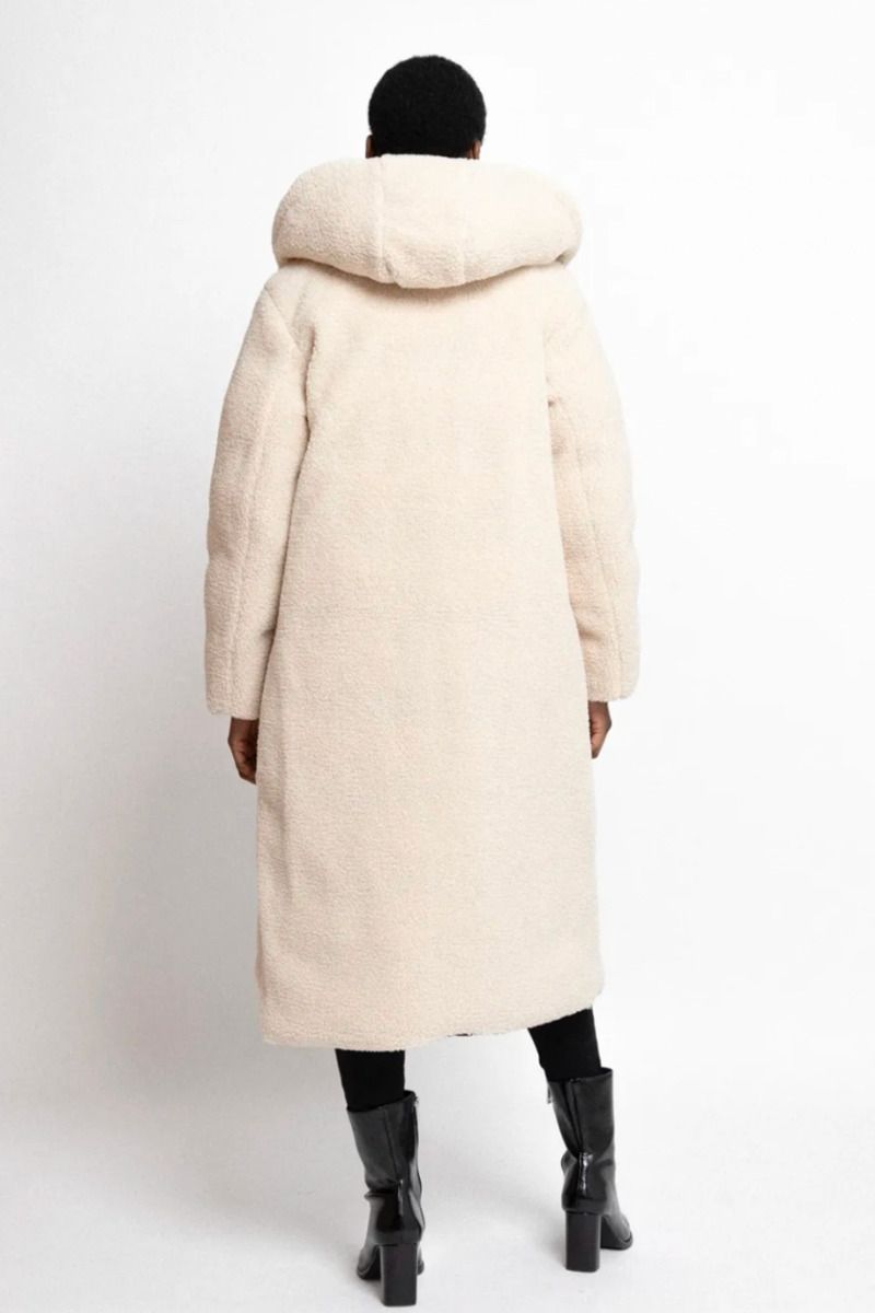 Percival - Longline Sherpa-Lined Puffer Coat