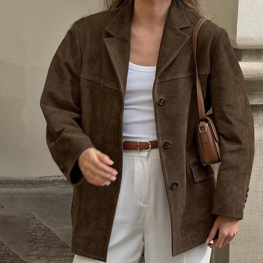 Floriane - Suede Blazer