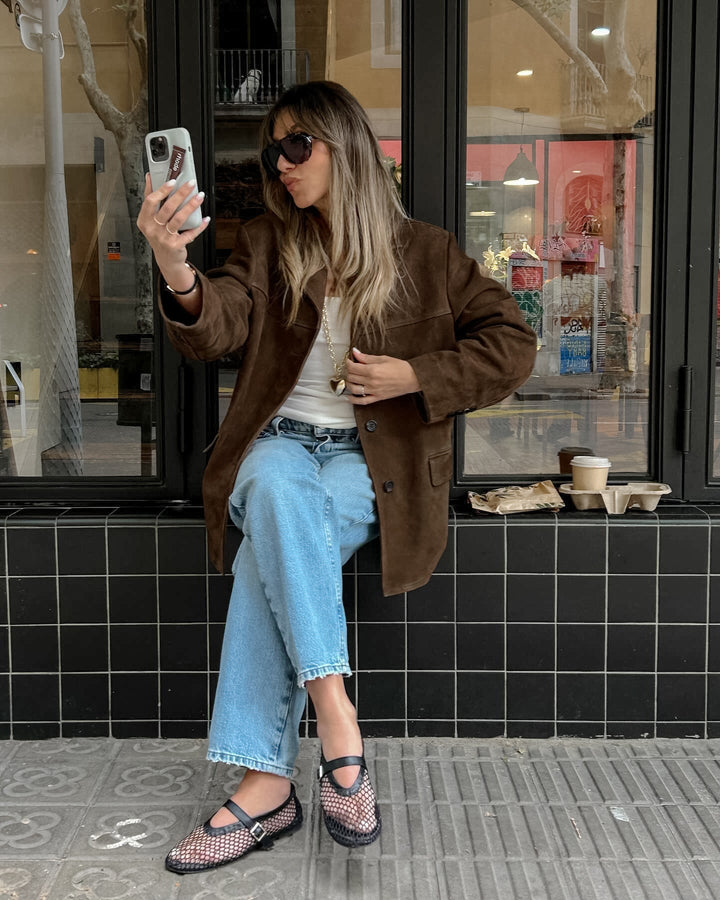 Floriane - Suede Blazer