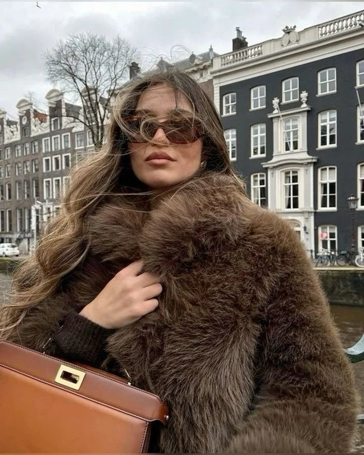 Honoria - Faux Fur Coat