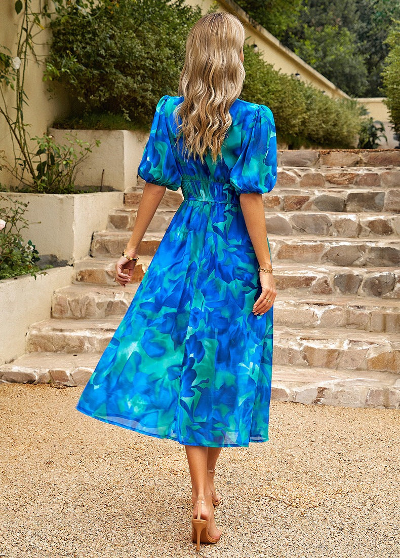Dahlia - Dress With V-Neck
