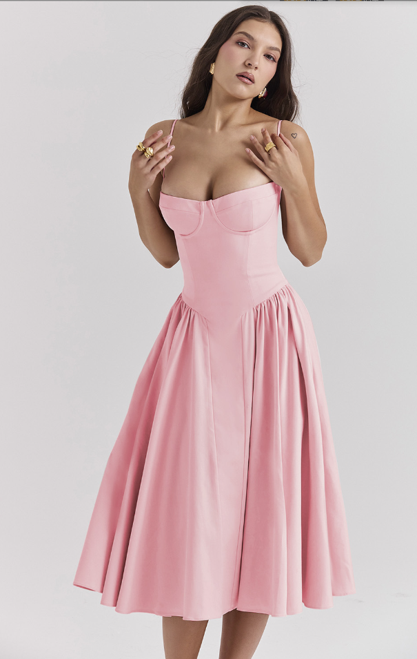 Bluebell - Dress With Attractive Corset Fit