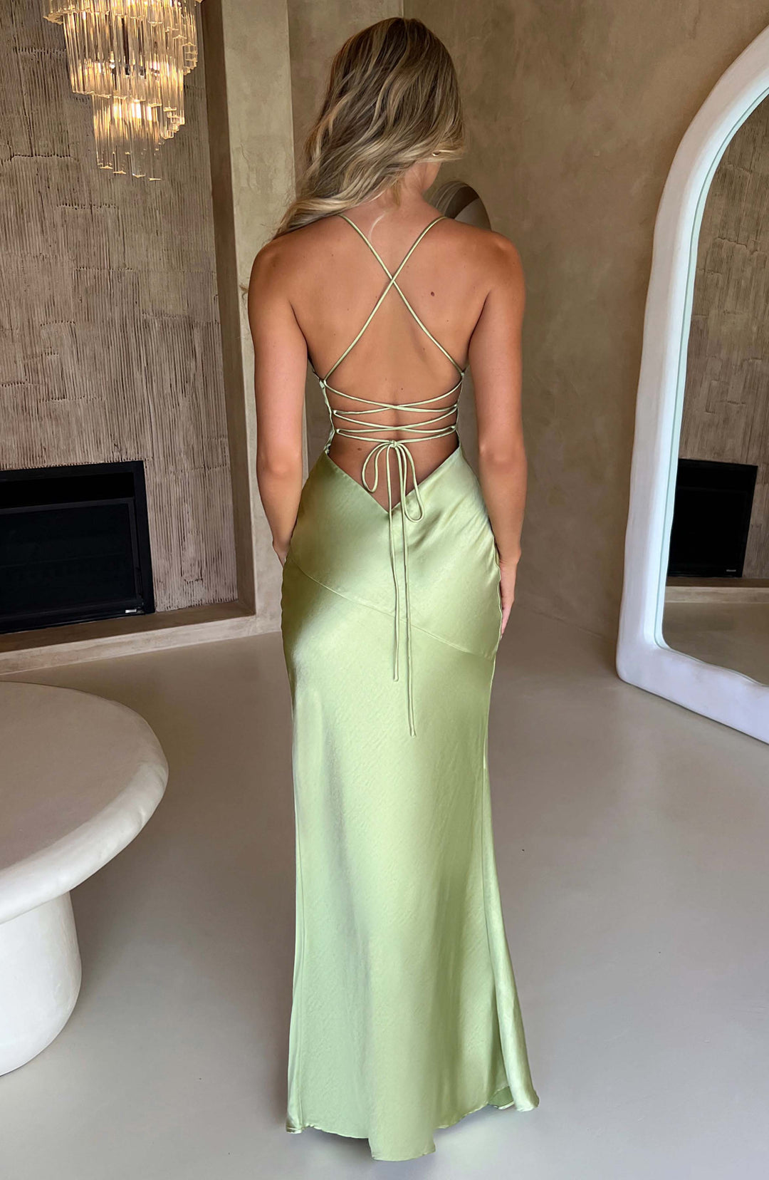 Isolde - Satin Maxi Dress