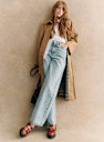 Avelisse -  Timeless Spring Coat with Subtle Checked Lining