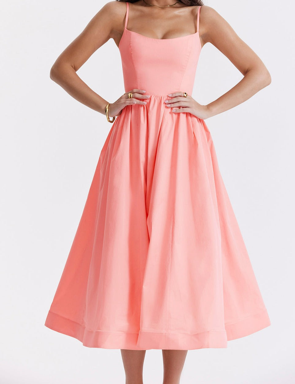 Greer - Elegant Midi Dress