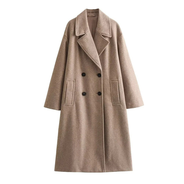 Odette -  Chic long coat jacket
