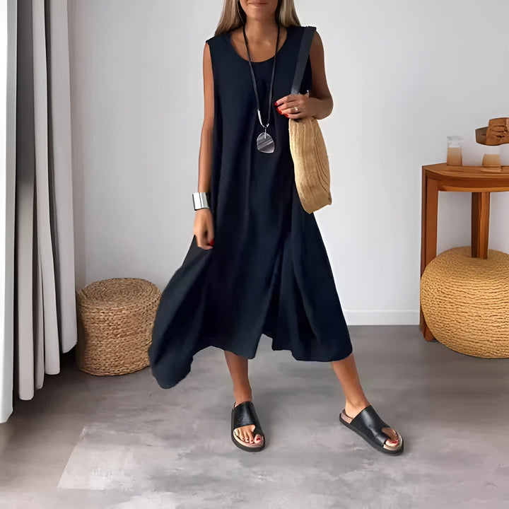 Melindrah - Casual Summer Dress with Pocket Detail