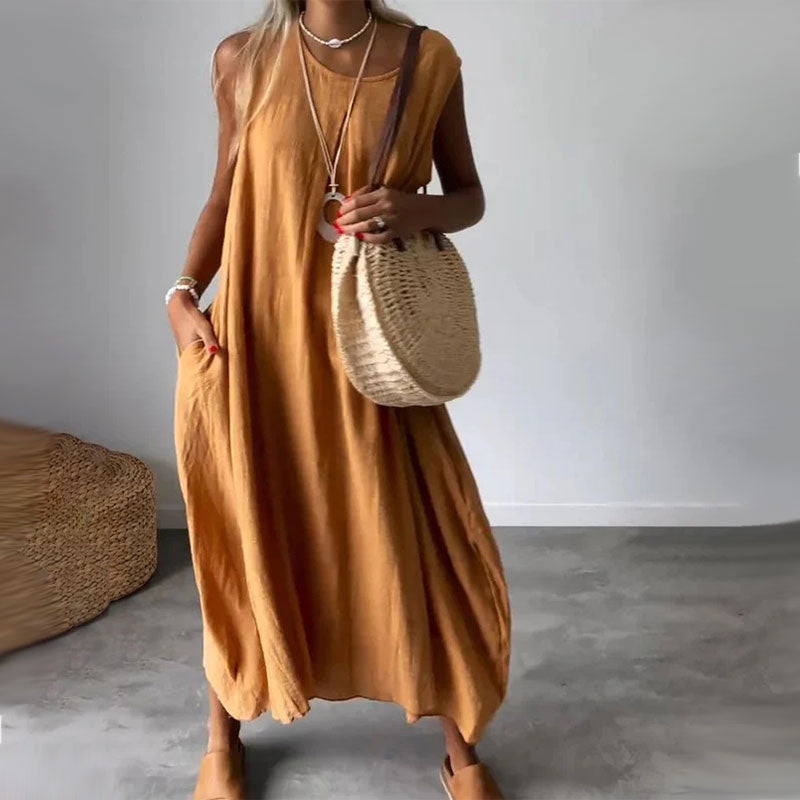 Melindrah - Casual Summer Dress with Pocket Detail