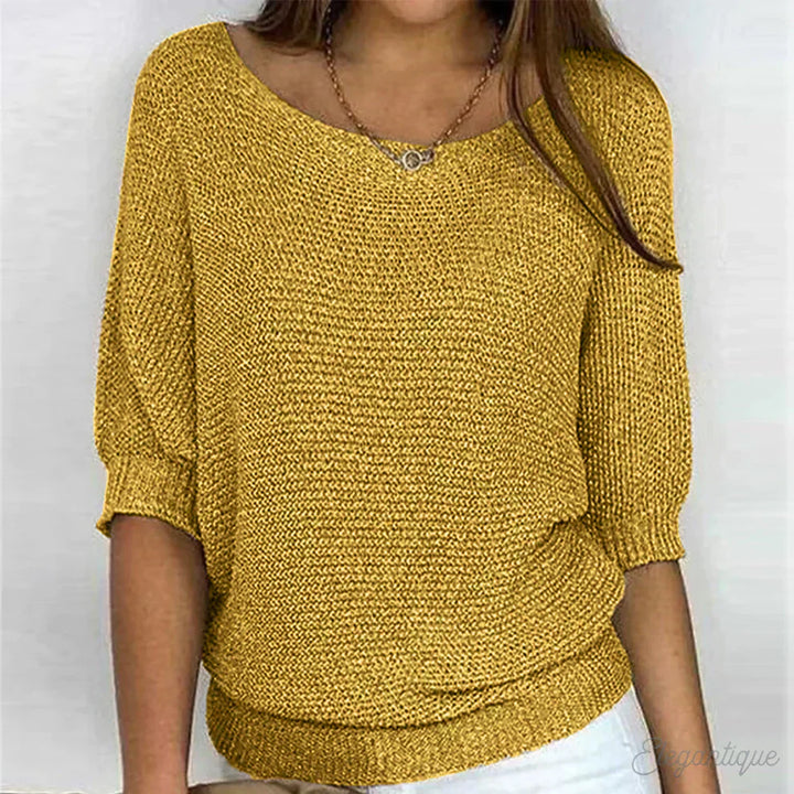 Seraphina - Cozy Crew Neck Sweater