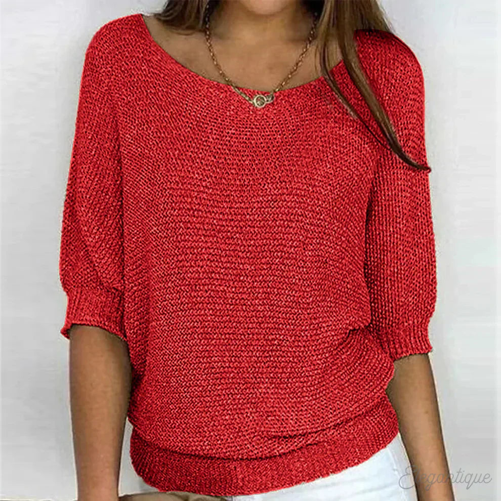 Seraphina - Cozy Crew Neck Sweater